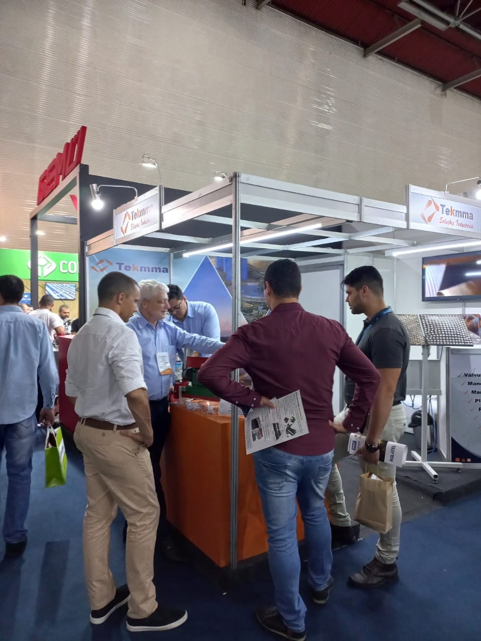 Demonstração da Tekmma na Exposibram 2022 - Evento de Mineração